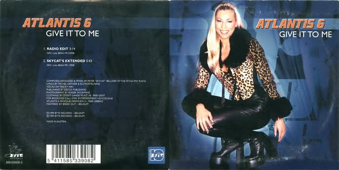 Give it to me CD Single cover (credits: www.dancewebsite.com)