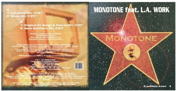 Monotone feat. LA. Work - Collector 1 vinyl review