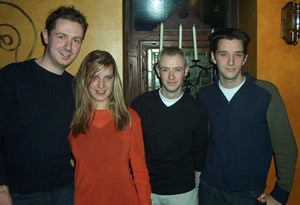 Steven (dancevibes), Yannick, Caroline from Whyzer and Wim (dancevibes)